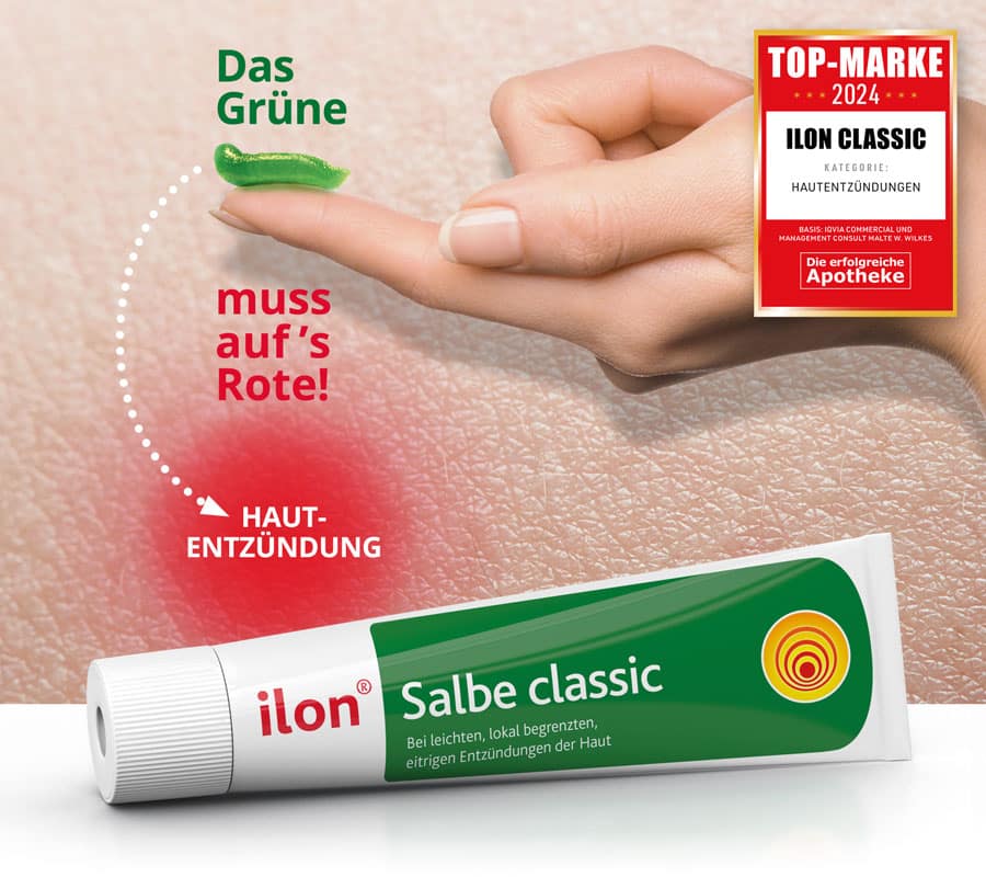 ilon Salbe classic – mit der Natur stark gegen Eiter